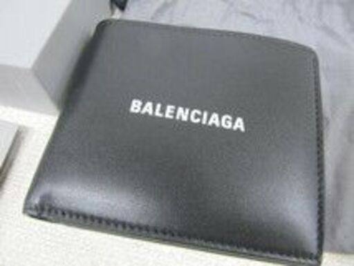 新品BALENCIAGA 二つ折り財布 レザー ウォレット【ブランド品･腕時計買取アールワン田川】