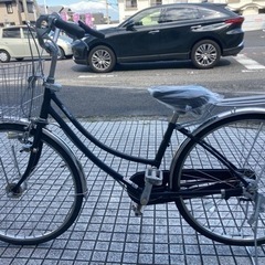 26インチ自転車】内装3段 LEDオートライト付 カゴ、サドル、スタンド 