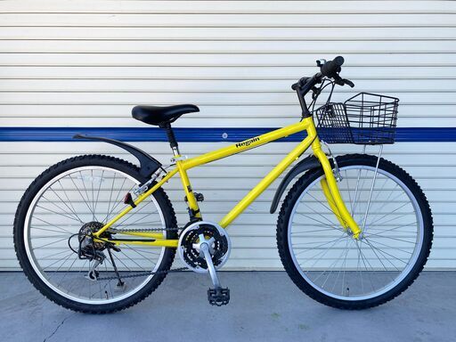 リサイクル自転車(2307-01) マウンテンバイク(ﾖｺﾀｻｲｸﾙ/Regain) 26インチ