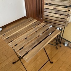 IKEA ガーデンテーブル&チェア4脚