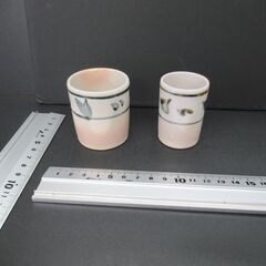 ㉑【陶器製】茶巾筒・盆巾筒