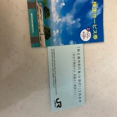 JR東日本旅客鉄道　株主優待券