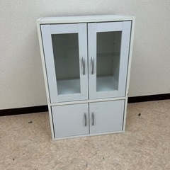 食器棚　キッチンボード　ホワイト