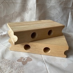 木製ブロック2個セット