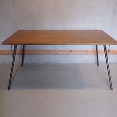 journal standard(ジャーナルスタンダードファニチャー)のサンク ダイニングテーブルです。アイアンとオーク材がインダストリアルな雰囲気に。工業系やブルックリンスタイルなどに♪DG120