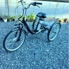 三輪車 大人用 電動 24インチ 3輪自転車 高齢者の両親用 ト...