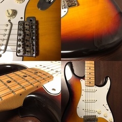 フェンダー ストラトキャスターとフェンダー アンプ ツイード チャンプ 2点