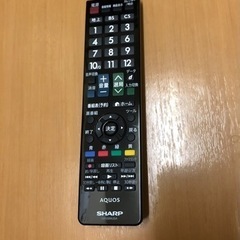 SHARP AQUOS  TVリモコン　GB129WJSA