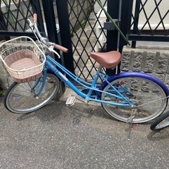 小学校中学年程度の女の子向けの自転車です