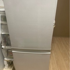 冷蔵庫　シャープSJ-D14C-W 