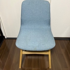 【0円】イス 椅子  ブルー 青