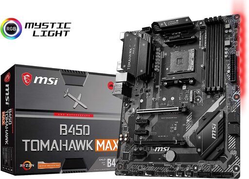 【新品未使用】【着払発送】MSI B450 TOMAHAWK MAX ATX マザーボード MB4822