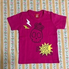 ベビードールピンクのTシャツ80