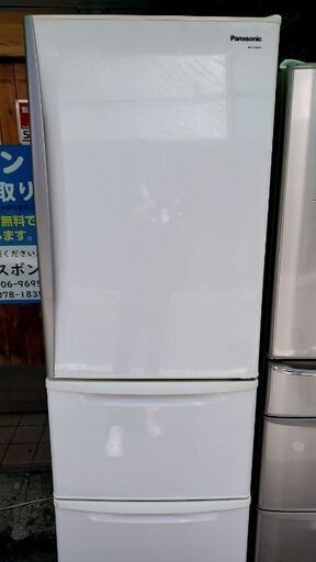 3ドア冷蔵庫。Panasonic2012年式！