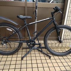 ハマーマウンテンバイク 太タイヤ！6段 後ろ泥よけあり ハマーマウンテンバイク 太タイヤ！6段 後ろ泥よけあり