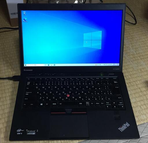 Lenovo ThinkPad X1Carbon Core-i5 3317U 4GB 128GB windows10 中古動作品 TP00040A