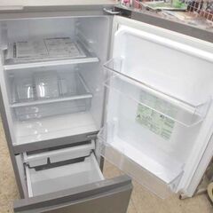 ②冷蔵庫 126L 2020年製 アクア AQR-13J 2ドア シルバー 単身 札幌 西野店