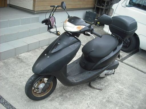 HONDA Dio ディオ  (AF62) マットブラック・リアBOX付き