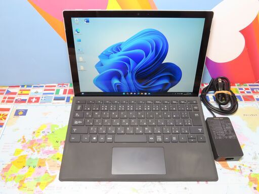 JC04278 マイクロソフト Surface Pro5 1796 キーボード Win11 美品 office