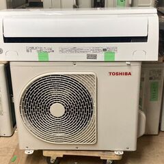 K04346　東芝　中古エアコン　主に6畳用　冷房能力　2.2KW ／ 暖房能力　2.2KW
