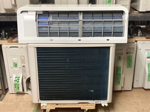 K04347　東芝　中古エアコン　主に6畳用　冷房能力　2.2KW ／ 暖房能力　2.2KW