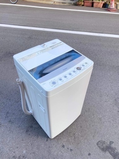 全自動電気洗濯機㊗️一人暮らし用✅設置込み配達可能