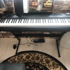 ピアノタッチのキーボード(別途購入の足付き)