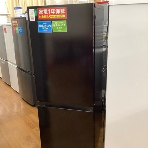 TAG label タグレーベル 2ドア冷蔵庫 AT-RF160-BK 2021年製