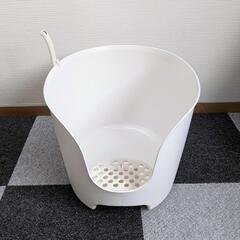 【猫トイレ】ラプレ 壁高ネコトイレ　ほぼ新品