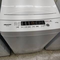 ☆Hisense/ハイセンス/4.5㎏洗濯機/2022年式/HW...