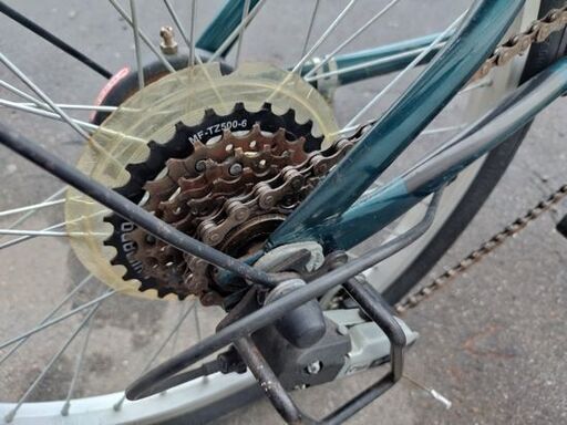 キャプテンスタッグ 20インチ 折りたたみ 自転車 グリーン系 切替付き