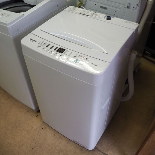 2019年製 ハイセンス 4．5kg全自動洗濯機 配達設置対応/1カ月保証 オリジナル ホワイト HW-E4503