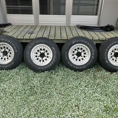 値下げしました】ジムニー ホイールタイヤ（オーバーフェンダー付）