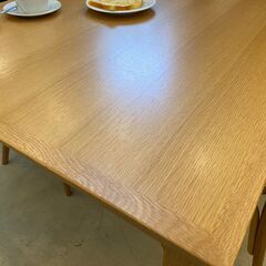 宇都宮でオシャレな家具を探すなら『オトワリバース！』美品 IDC秋田木工 ダイニングテーブルセット テーブル チェア 5点セット ナチュラル 中古品