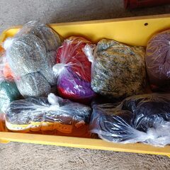 編み物、織物の材料