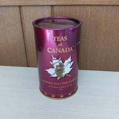 カナダ　紅茶の空き缶　