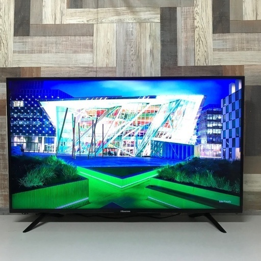 即日受渡❣️43型4K対応液晶TV Wチューナー搭載23500円