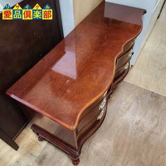 愛品倶楽部柏店】猫脚 アンティーク調 3段6杯 ローチェスト