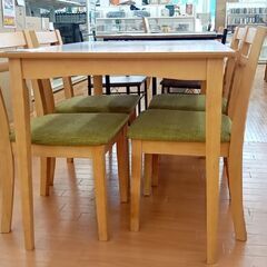 ☆ジモティ割あり☆ NITORI ダイニングテーブル ナチュラル H71×D75