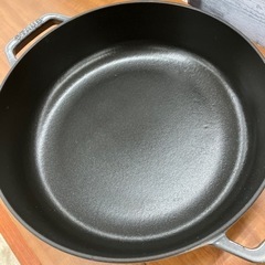 8/13 値下げ🍲人気🍲STAUB ブレイザー ソテーパン 26cm 鍋 ストウブ グレー 988