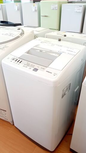 ★ジモティ割あり★ HITACHI 洗濯機 7㎏ 21年製 動作確認／クリーニング済み YJ264