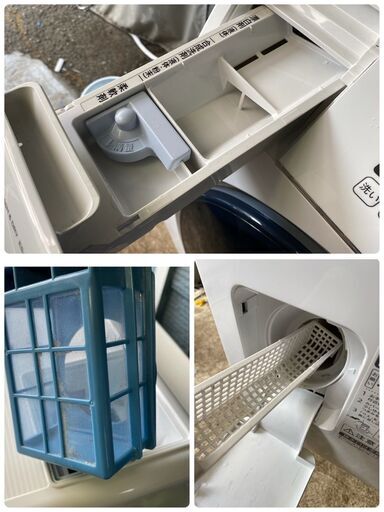 SHARP シャープ ドラム式洗濯機 ES-H10E-WL 2021年製 洗濯10.0㎏ 乾燥6.0㎏ 動作確認済 美品 直接引取大歓迎‼ 地域限定有料配送サービスあり‼