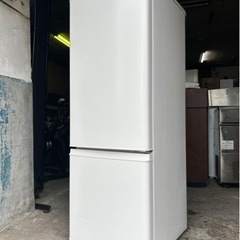 ②2ドア冷蔵庫 146L 2017年製 三菱 シルバー MR-P15A-S 100Lクラス 