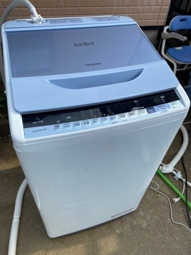 お薦め品‼️簡易分解洗浄済み‼️日立洗濯機7kgビートウォッシュ インバータ搭載2018年