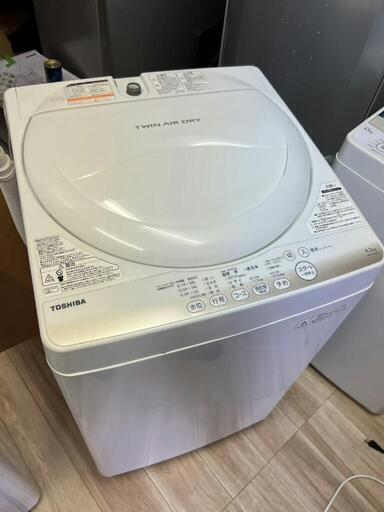 TOSHIBA　洗濯機　4,2㎏　配送設置可能