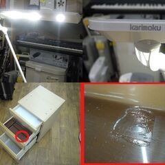 karimoku デスクセット エテルナ SA3805 デスクワゴン ライト付き 学習机 PCデスク カリモク家具 厚別店