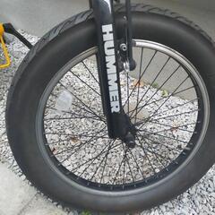 《綺麗です!》Hummer ハマー　折りたたみ自転車 20インチ-【ちいかわ】うさぎセット