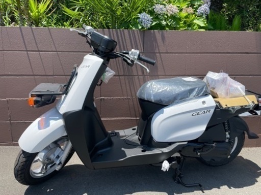 ラスト2台‼︎【最上グレード新車】ヤマハGEARギア50 UA08J現行最上位車 【282,700円+納車整備・手続費用が！】 4スト インジェクション 新車保証付FI 検索:ベンリィ ジャイロキャノピー