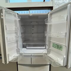 HITACHI/日立 6ドア冷蔵庫 505L 自動製氷機能付き R-F51M2(W) 2018年製 取扱説明書つき【ユーズドユーズ名古屋天白店】J2665 HITACHI/日立 6ドア冷蔵庫 505L 自動製氷機能付き R-F51M2(W) 2018年製
