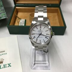 新品仕上げ済み ROLEX エアキング 14000M K番 保証書付き 自動巻き SS ホワイト文字盤 中古 超美品 ステンレススチール オートマチック AT 堺市 石津店【ジャングルジャングル石津店 新品仕上げ済み ROLEX エアキング 14000M K番 保証書付き 自動巻き SS